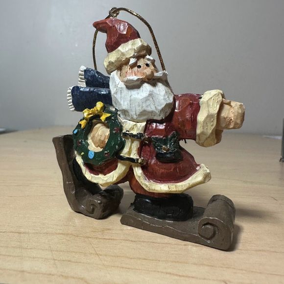 Vintage Giftco. Santa Claus Christmas Holiday Ornament - Picture 1 of 7